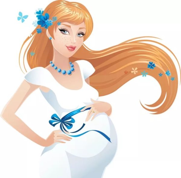 Иллюстрации на тему беременность