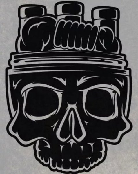 Вэйп с черепом