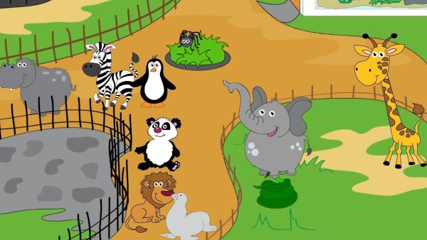 Зоопарк иллюстрация