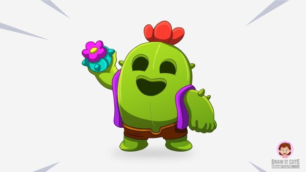 БРАВЛ старс герои Кактус