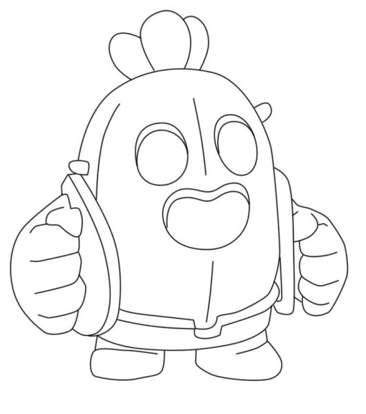 Спайк из Браво старс черно белый