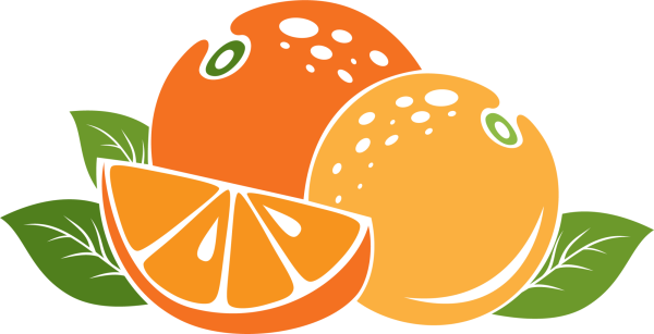 Мандарины мультяшные