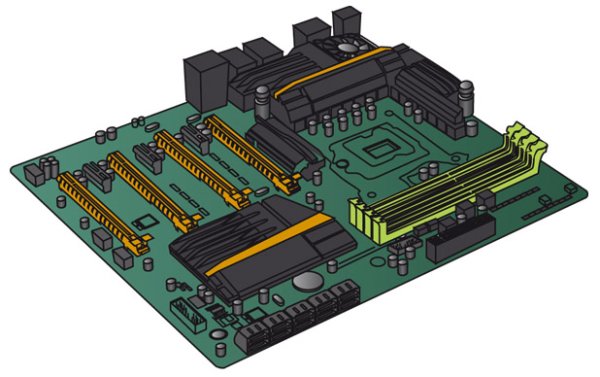 Материнская плата компас 3d