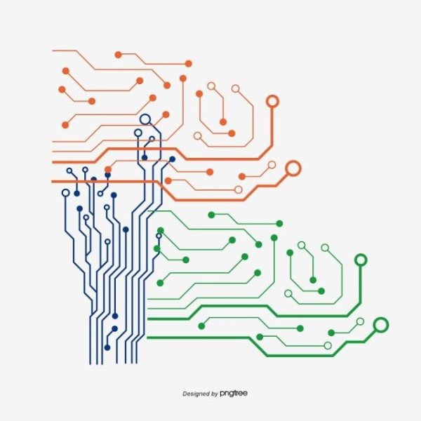 Печатная плата без фона