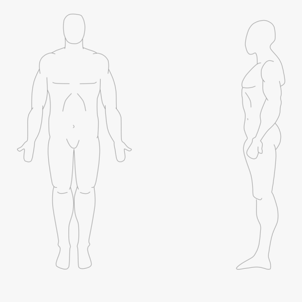 Контур человека