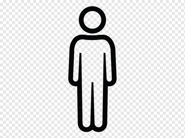 Трафарет человека для вырезания