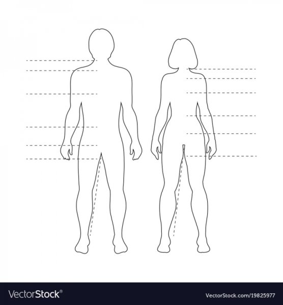 Трафарет человечка