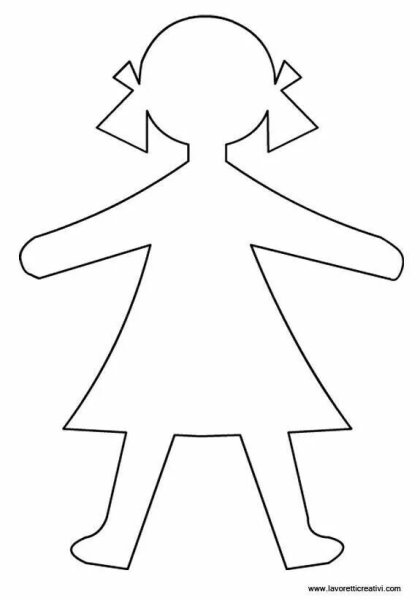 Контурное изображение людей