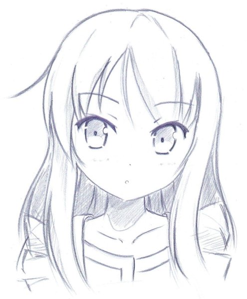 Лицо тянки для срисовки