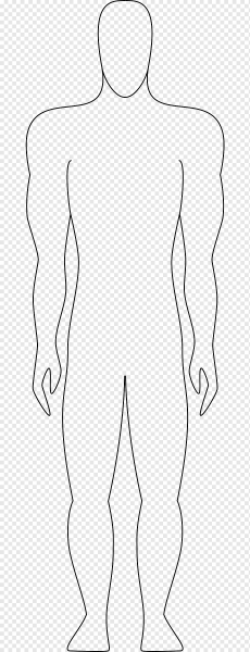 Фигурка человека для вырезания