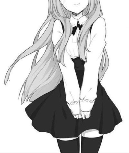 Аниме черно белое