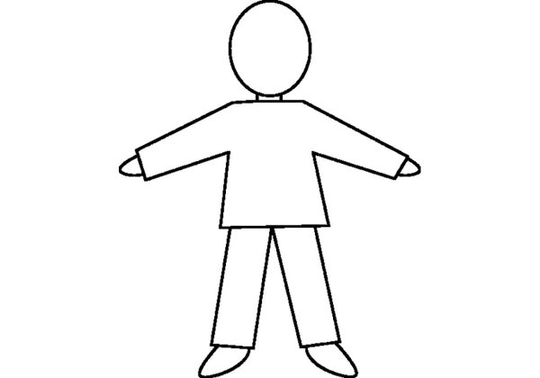 Макет человека