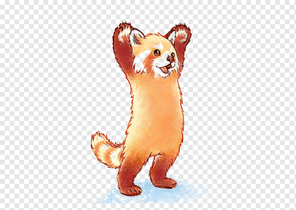 Малая Панда рисунок