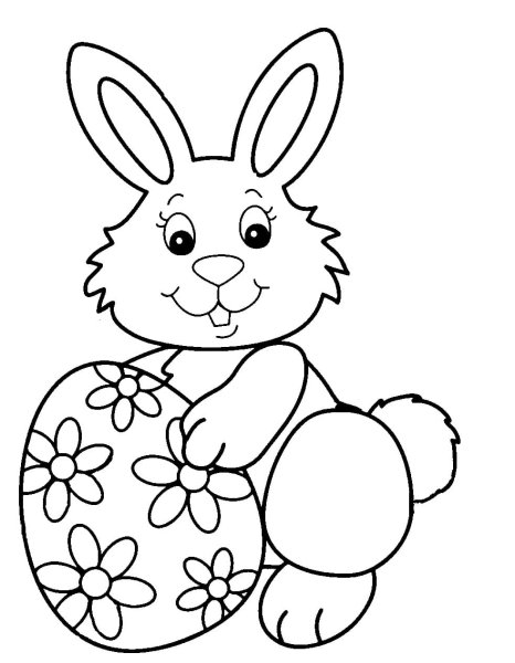 Раскраски пасхальные для детей