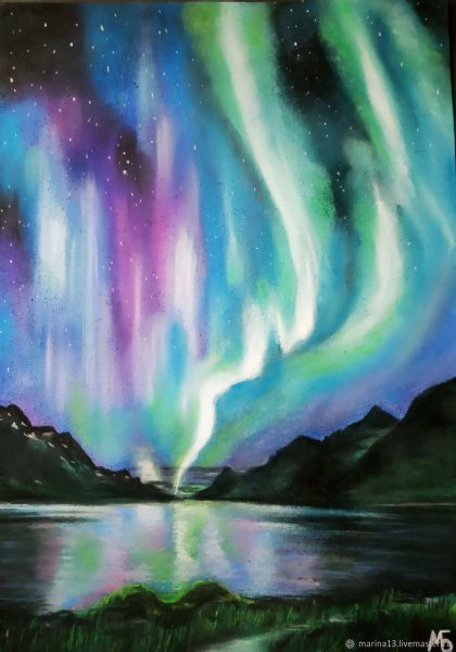 Картина Северное сияние Нагапетян