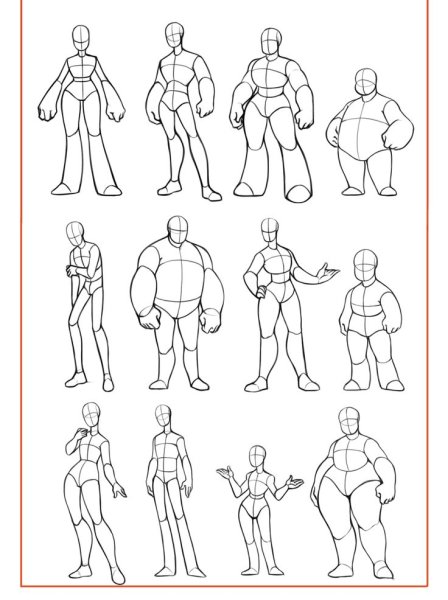 Персонажи для рисования