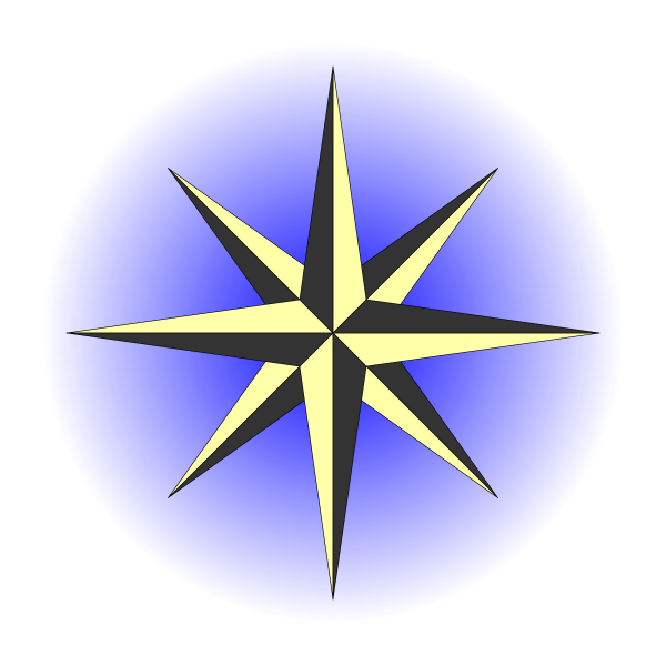 Восьмиконечная звезда роза ветров