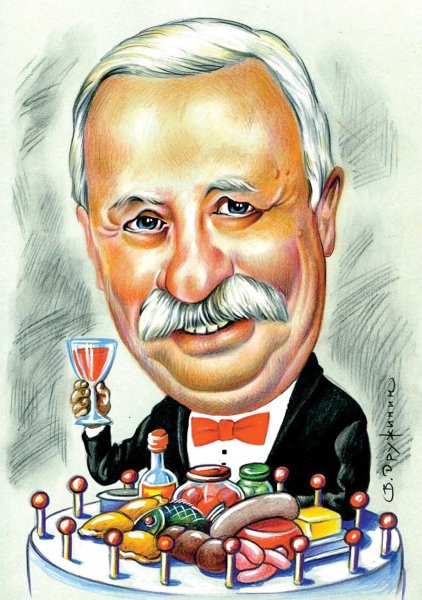 Шарж Максима Галкина