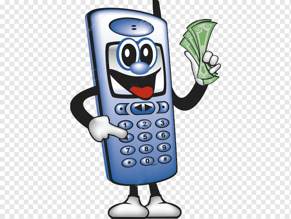 Мобильный телефон мультяшный