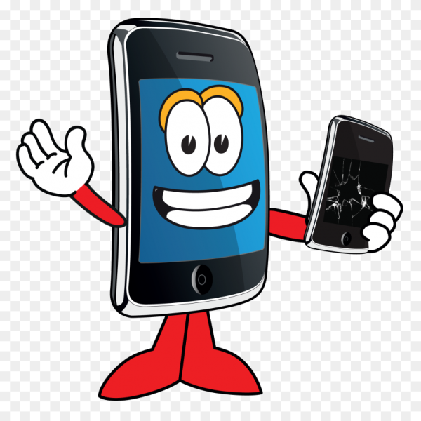 Нарисованный смартфон