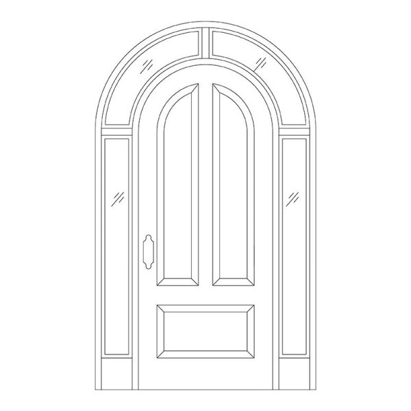 Дверь рисунок