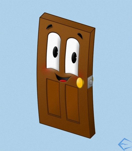 Дверь из мультика