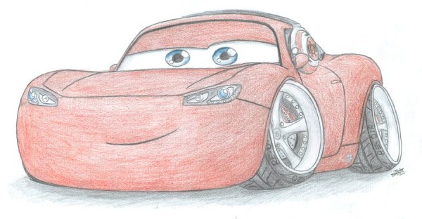 Раскраска Тачки Рамон