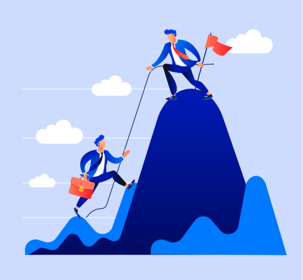 Современные иллюстрации Лидер