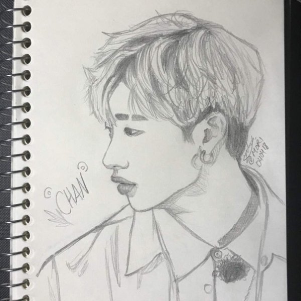 Рисунок бан Чана Stray Kids