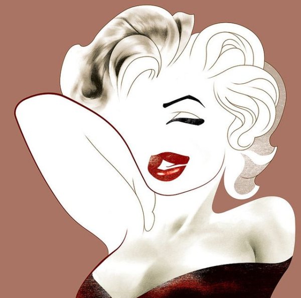 Мэрилин Монро вектор