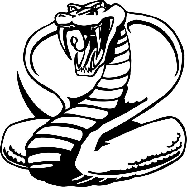 Королевская Кобра змея тату