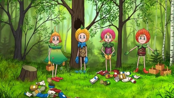 Герои Эколят тихоня, умница...