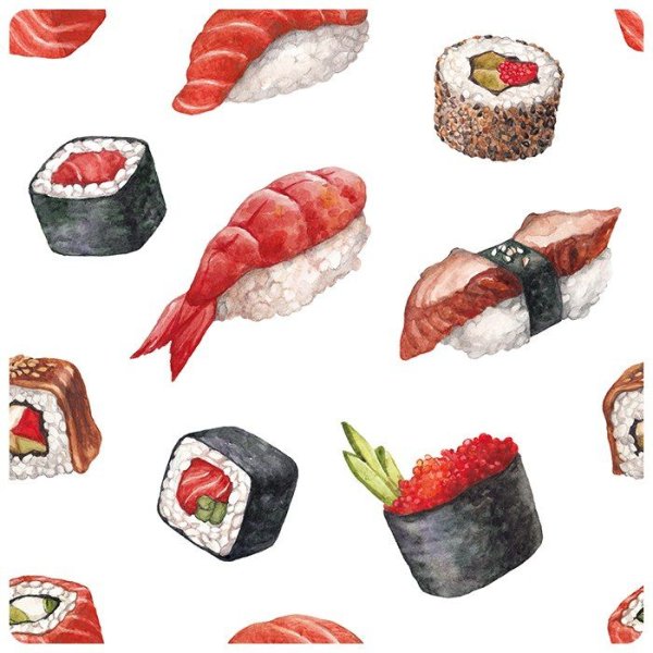 Роллы иллюстрация