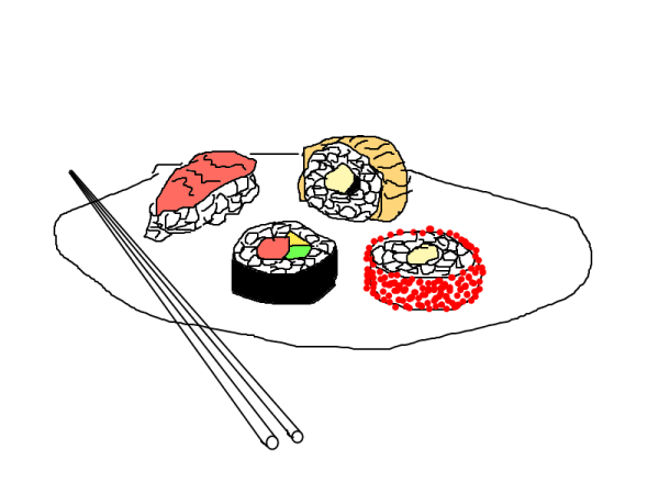 Раскраска суши