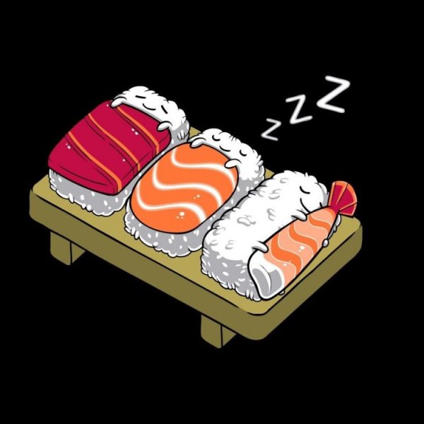 Суши роллы аниме