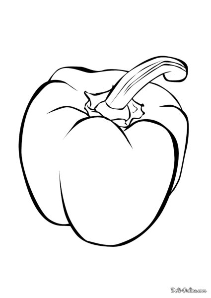 Овощи картинки для детей раскраска