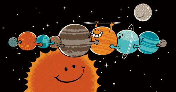 Прикольные рисунки планет