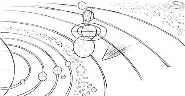 Солнечная система раскраска