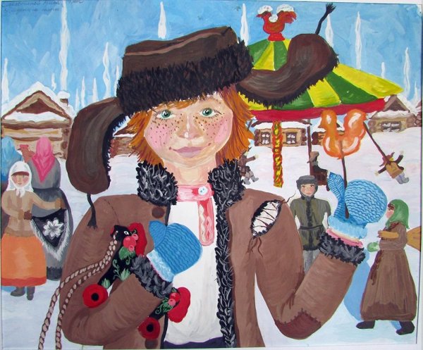 Детские работы на тему ярмарка