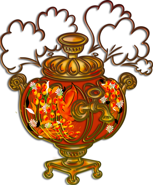 Тульский самовар раскраска
