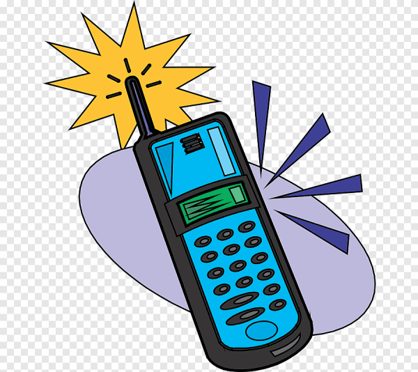 Нарисованный сотовый телефон