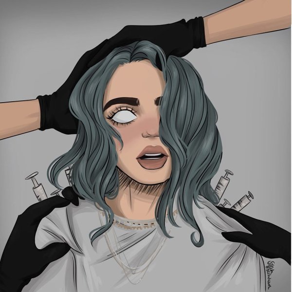 Фан арт Билли Айлиш