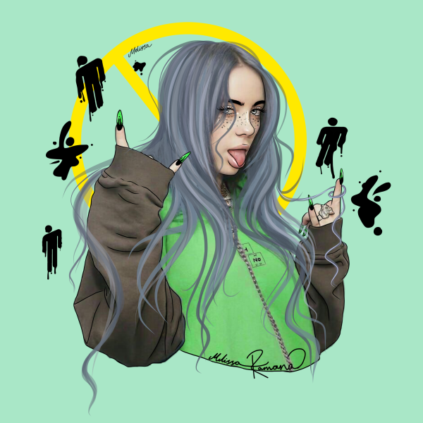 Фан арт Билли Айлиш