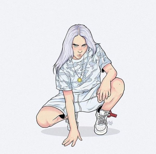 Фан арт Билли Айлиш