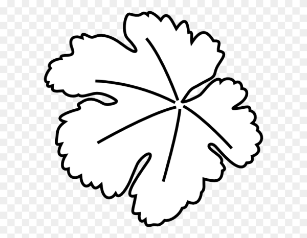 Лист тыквы раскраска