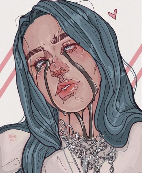 Фан арт Билли Айлиш