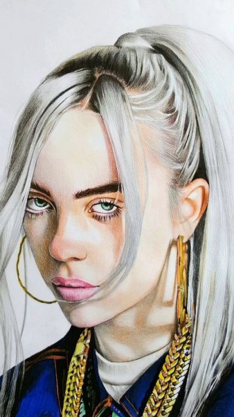 Билли Айлиш для срисовки