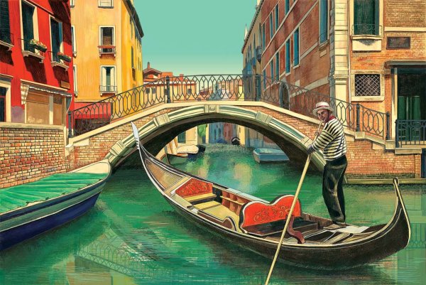 Венеция Баркарола гондола