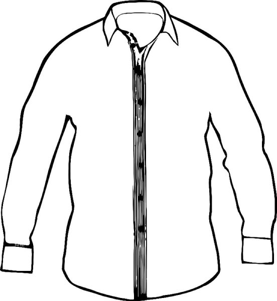 Рубашка раскраска