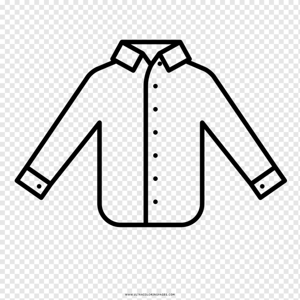 Рубашка раскраска для детей